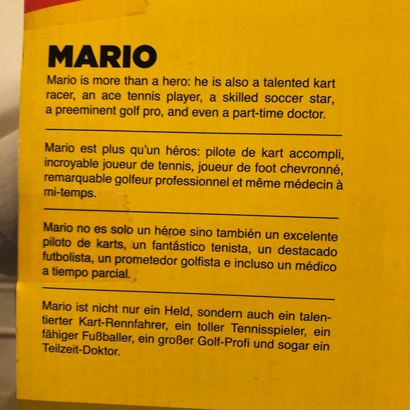 Mario Super Mario jumbo plush toy 20” - Picture 6 of 11